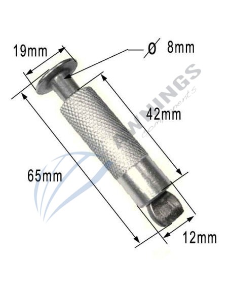 Tornillo escamoteable para  piscina