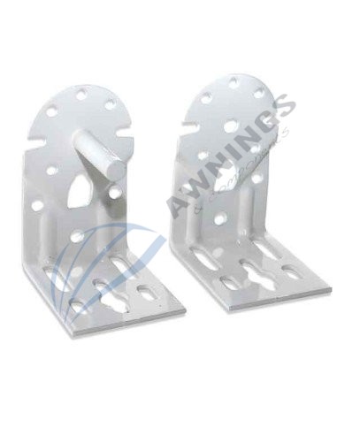 1 A kit of metal brackets for mounting the awning