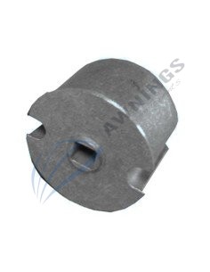 End cap round hole for awning tube 70mm