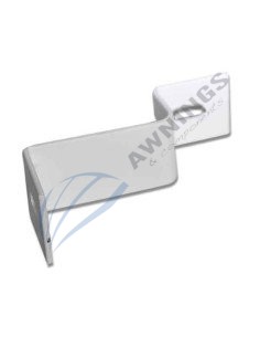 1 support d'angle pour profilé 80x40, pour store plat.