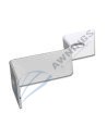 1 support d'angle pour profilé 80x40, pour store plat.