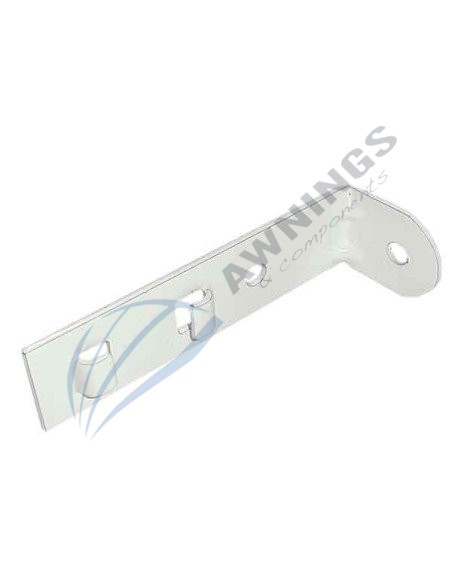 1 support d'angle pour la fixation du profilé de rideau.