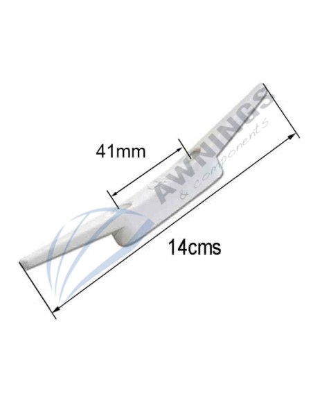 1 Flat awning cleat or cleat for flat awning