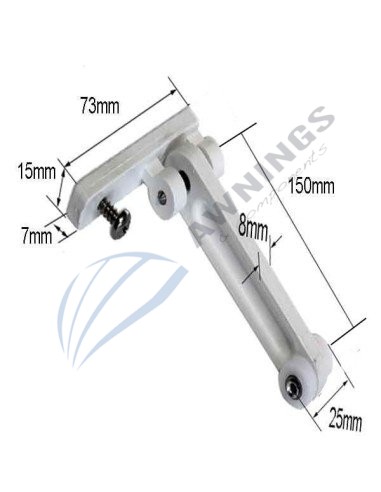 1 Mobile Pulley mit Verlängerung 150 mm.