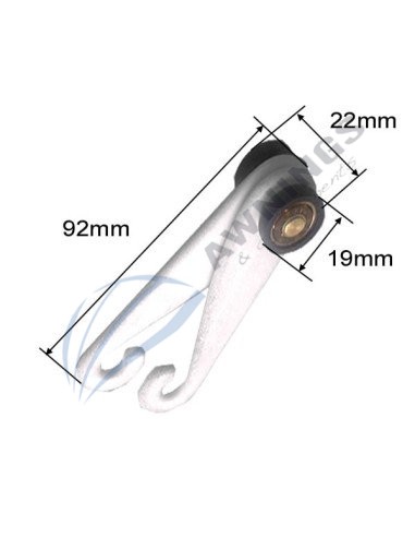 1 movable pulley with bearing