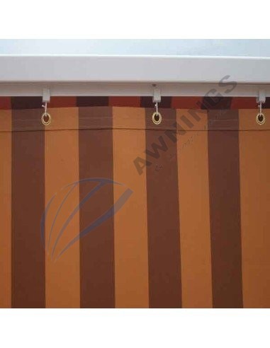 1 Fermo o freno per tenda da sole, in ferro zincato.