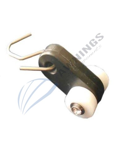 Stainless steel mobile pulley with hook