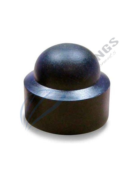 1 Tapón embellecedor de plástico en negro