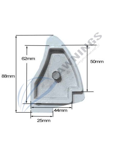 1 Juego de tapas de aluminio