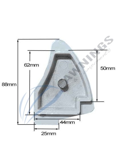 1 Juego de tapas de aluminio