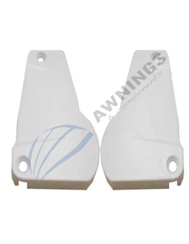 1 Plastic cover cap in White