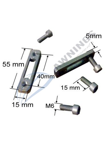 1 set of 6mm. metric bolts.