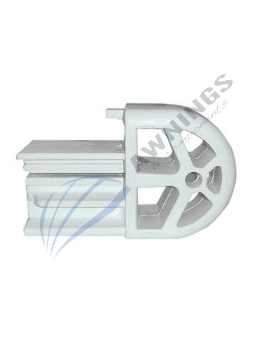 1 Round white terminal for 80x40