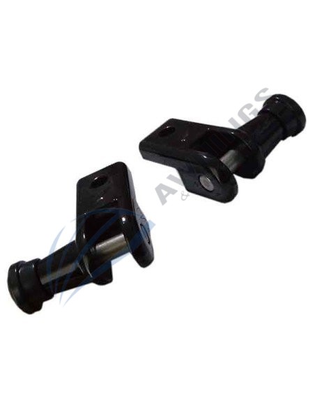 1 Set di staffe per fissare il braccio di una tenda da sole da balcone