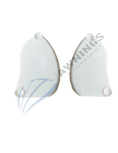 1 Plastic cover cap in White