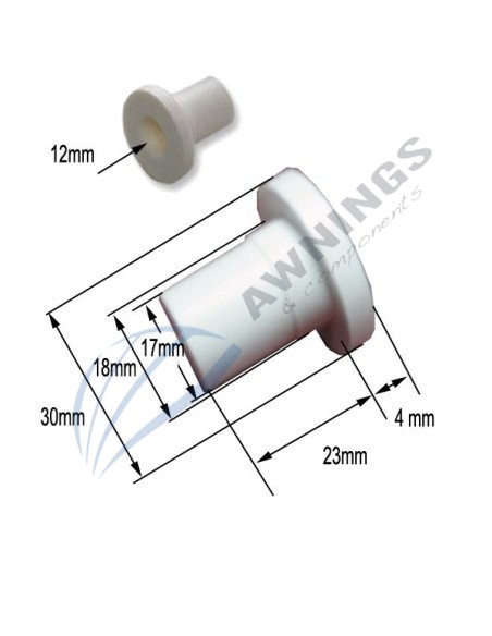 Casquillo de nylon soporte de toldo para toldo (M400-04)
