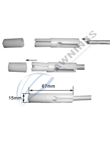 1 Autolocking swivel hooks