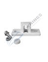 1 Set of MItjavila aluminium awning brackets for white lacquered items