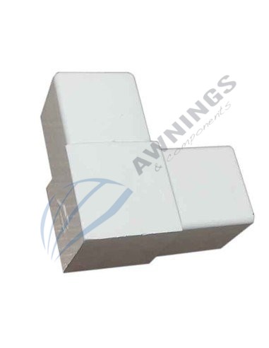 1 L-shaped aluminium bracket 50x50