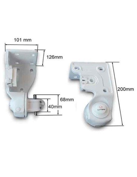 Soportes Llaza para articulado(BCP-080) Llaza 2 - Awnings Components 