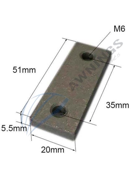 copy of 1 set of 6mm. metric bolts. Gaviota Simbac 2 - Awnings Components 