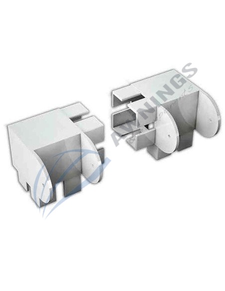 1 Juego de soportes angular para perfiles 125x125 Siplan 1 - Awnings Components 