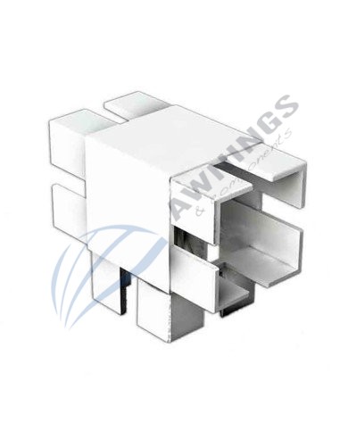 1 T-bracket for profiles 125x125