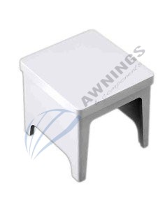 1 Aluminium cap for 90x96 frame profile.