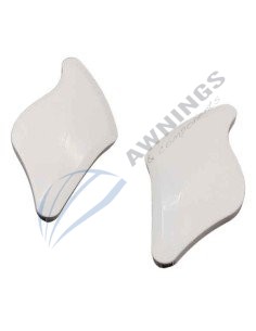 1 Set  Plastic cover cap in White delfin 100