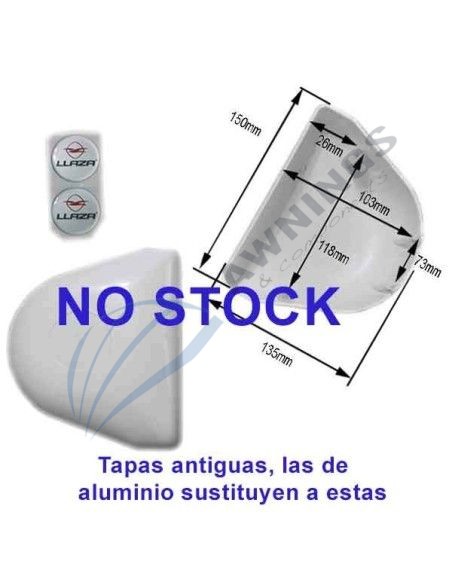 Llaza Storbox 250 set di coperture per scatole in alluminio Llaza 3 - Awnings Components 