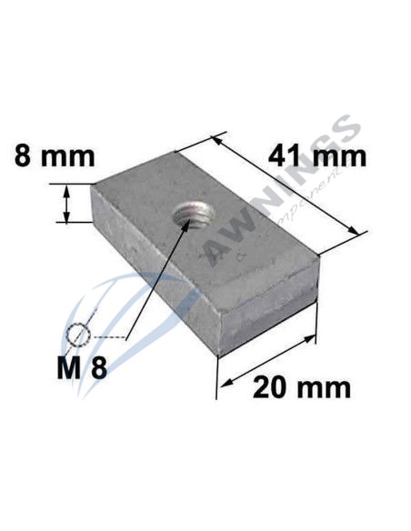 1 regleta con tornillo [product.brand] 3 - Awnings Components 