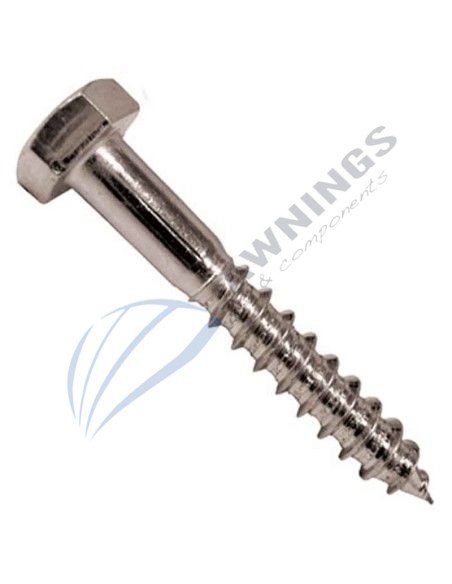 Tornillo tirafondo o barraquero din 571 M8x50 [product.brand] 1 - Awnings Components 