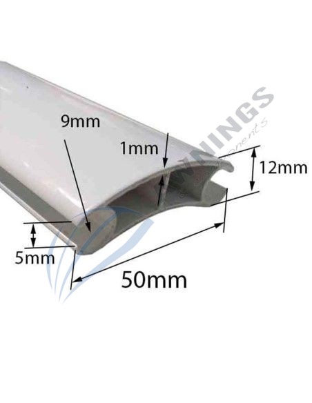 5 m de Perfil intermedio toldo con ventana [product.brand] 2 - Awnings Components 