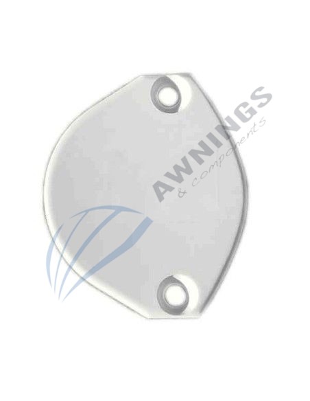 1 Tappo di copertura in plastica bianco [product.brand] 1 - Awnings Components 