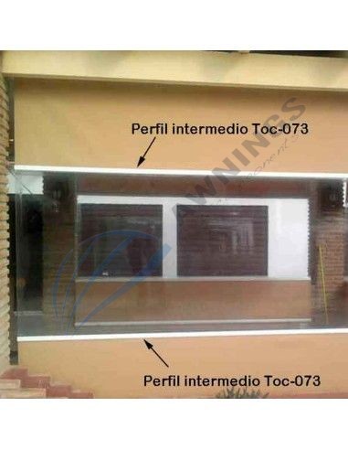 5.85 m de Perfil intermedio para toldo con ventana [product.brand] 3 - Awnings Components 