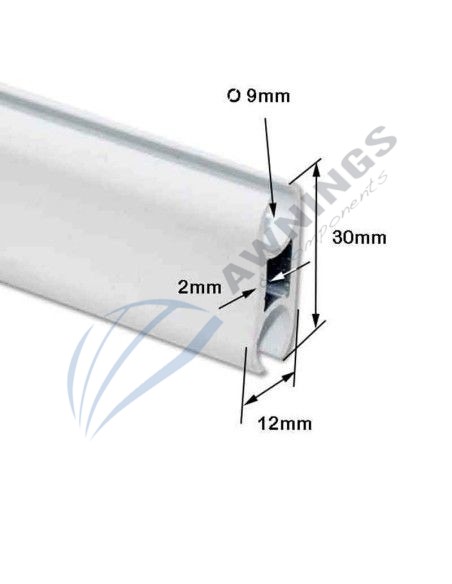 5.85 m de Perfil intermedio para toldo con ventana [product.brand] 2 - Awnings Components 