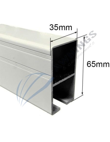 4 m Führungsprofil der Flachmarkise [product.brand] 2 - Awnings Components 