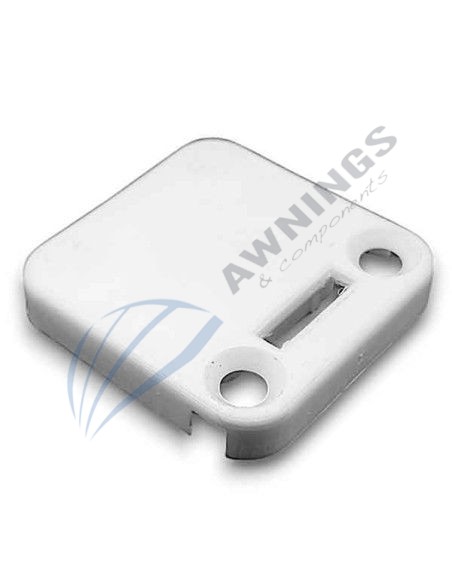 1 Tapa de plástico blanco doble [product.brand] 1 - Awnings Components 