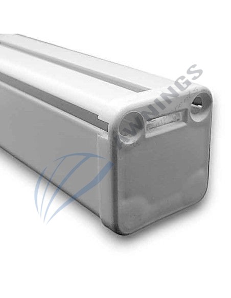 1 Tapa de plástico blanco doble [product.brand] 2 - Awnings Components 