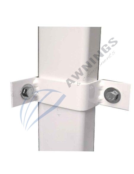 Brida o garra en esquina para perfil 80x40 Gaviota Simbac 3 - Awnings Components 