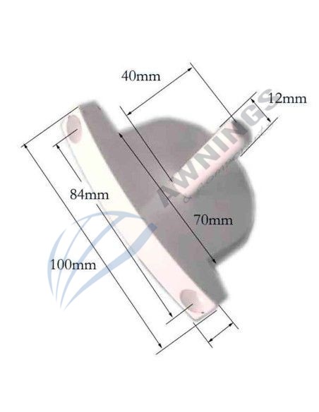 Galleta lateral punto Siplan Siplan 3 - Awnings Components 