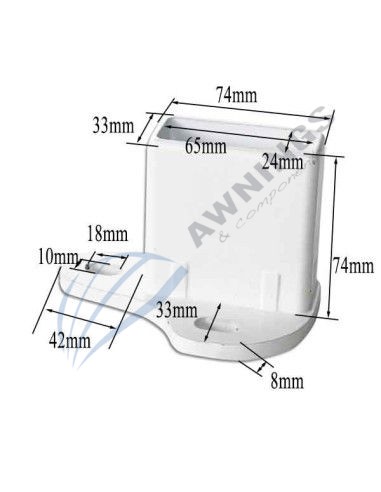 1 Right leg bracket