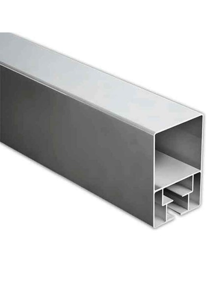 1 Perfil Guía de 125x80 de aluminio 5.85m