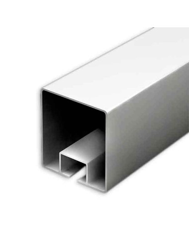 1 Perfil Guía de 90x96 de aluminio 5.85 m