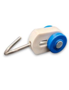 1 Bewegliche Seilrolle mit integriertem Edelstahlhaken