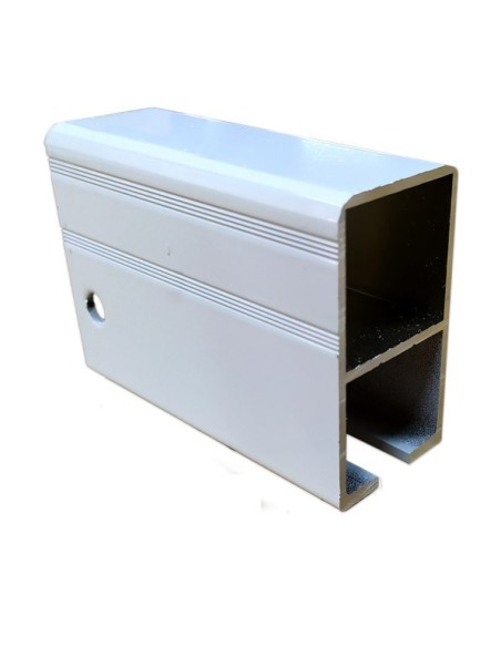 4 m Profil de guidage du store plat