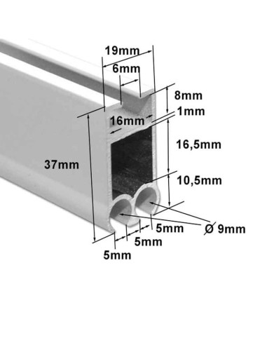 5 m di profilo tenda piana tenda piana tenda...
