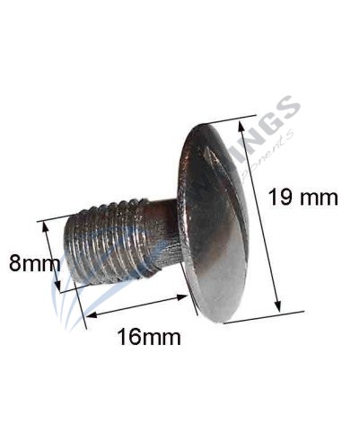 Vis à fente champignons M8 [product.brand] 2 - Awnings Components 
