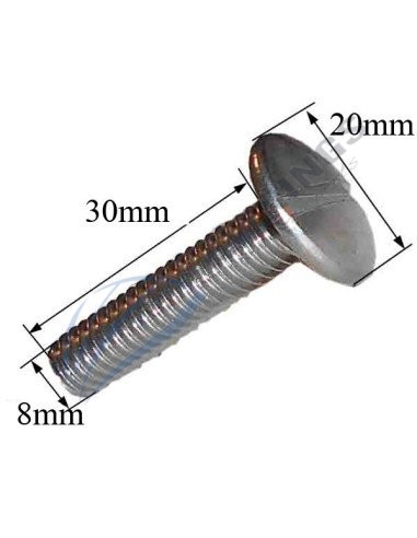 Schlitz-Pilz-Schrauben M8X30 [product.brand] 2 - Awnings Components 